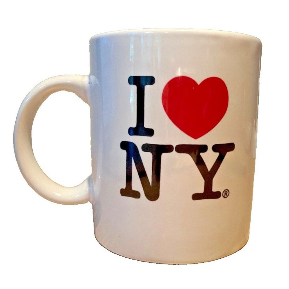 I Love (Heart) New York NY Coffee Mug Cup White - by Kings NYC Souvenir
